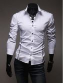Camisa Slim Fit Luxo - Branco