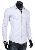 Camisa Slim Moda Luxo - Branco